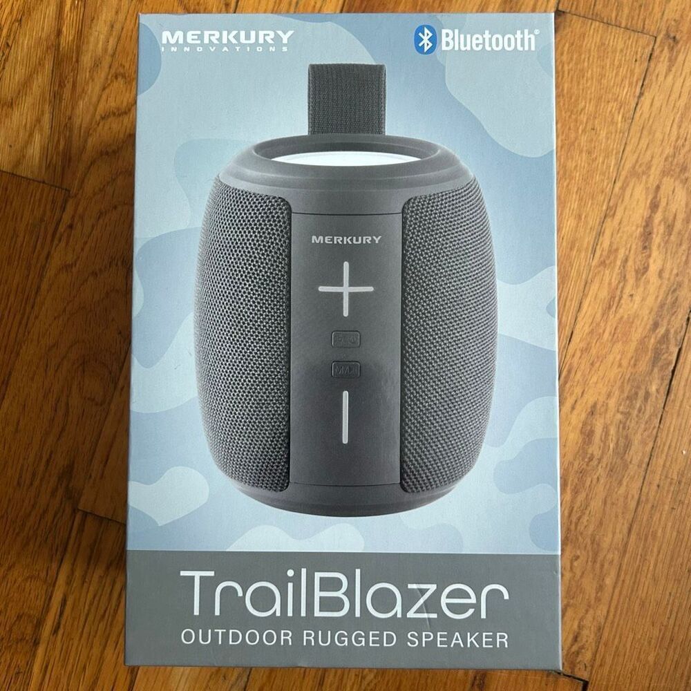 Bluetooth V5.3 Merkury TrailBlazer Outdoor Rugged Speaker Super Bass